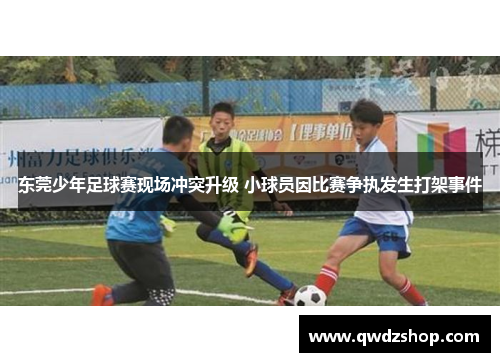 东莞少年足球赛现场冲突升级 小球员因比赛争执发生打架事件